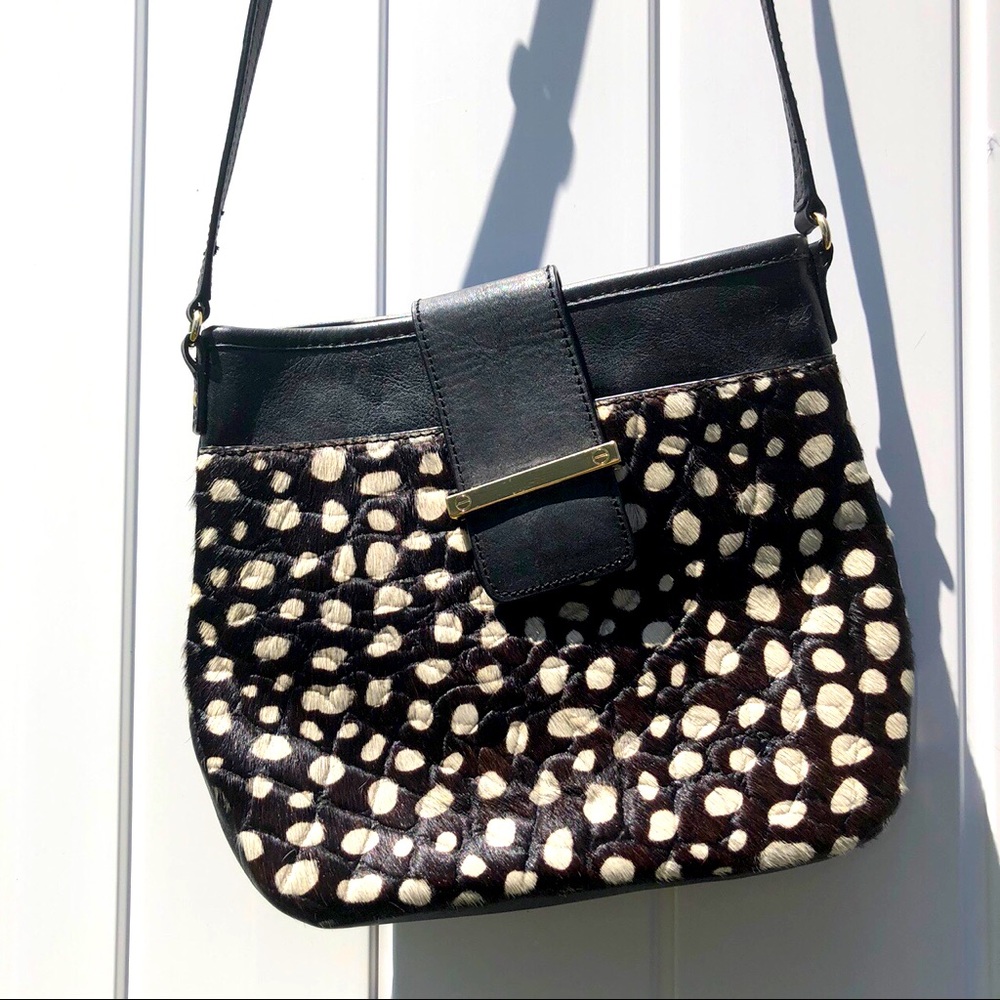Cow print purse